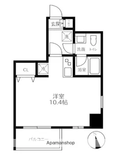F.H.Dビル【4階】の間取り