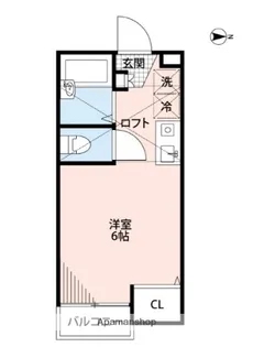 ジェミニファースト【2階】の間取り