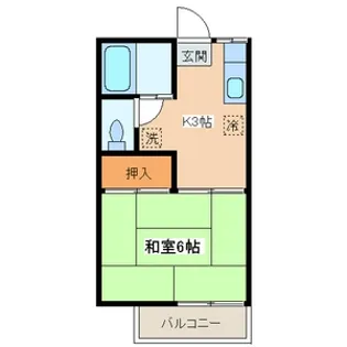第一・第二吉田ハイツ【2階】の間取り