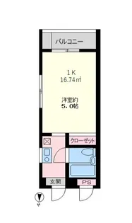 ドミール洋光台【1階】の間取り