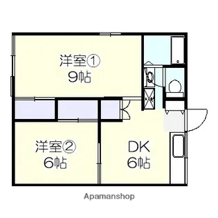 添田ハイツ【1階】の間取り