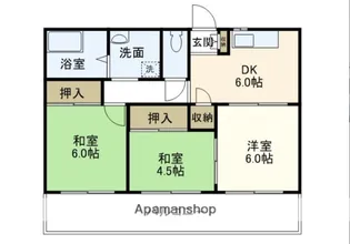 コートパル戸塚【3階】の間取り