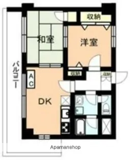 ドミール湘南【2階】の間取り
