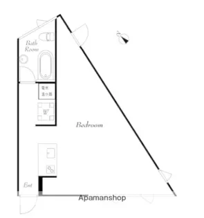 WEEKEND HOUSE ALLEY【3階】の間取り