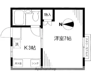ローズハイム【2階】の間取り