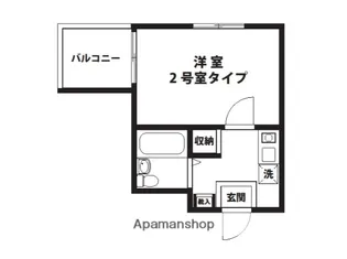 パレス和田町【1階】の間取り