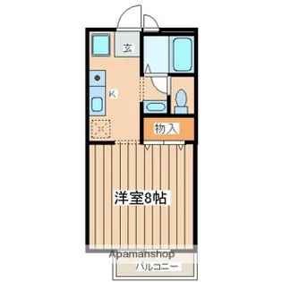 ヴェルテス参番館【2階】の間取り