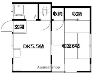 景山コーポ【2階】の間取り
