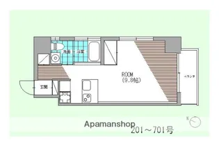 ネクサス戸部本町【6階】の間取り