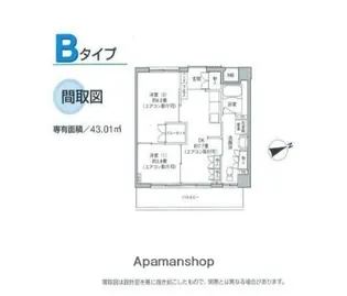 ベルジュ横濱本郷台【4階】の間取り