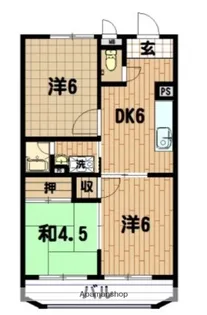 レジデンスネムラ【2階】の間取り