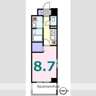 コージーコート ザ ヨコハマ【5階】の間取り