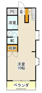 メゾン新栄Ⅲ【1階】の間取り