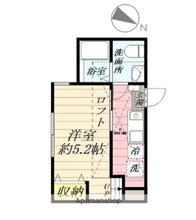 ALFA鶴間【1階】の間取り
