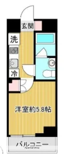 SHOKEN RESIDENCE横浜天王町【4階】の間取り