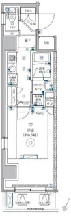 LEXE AZEST横濱関内【3階】の間取り