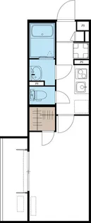 ヴィラ本厚木【2階】の間取り