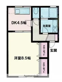 シャルム松風【2階】の間取り