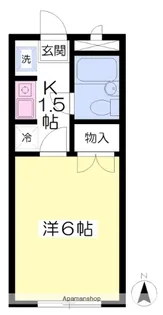 シーサイド金沢【1階】の間取り