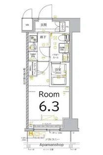 RELUXIA GRANDE横濱吉野町【4階】の間取り