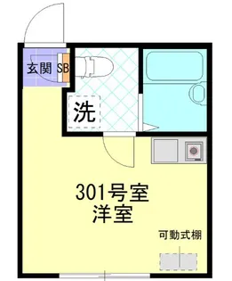 神奈川県横浜市中区根岸町3丁目【アパート】の間取り