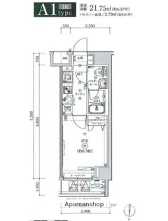 スクエアシティ横濱山手【3階】の間取り