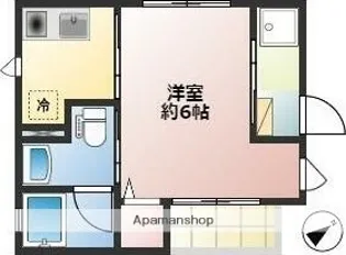 K’Sタウン安浦【2階】の間取り