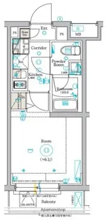SYNEX YOKOHAMA−NEGISHI【2階】の間取り