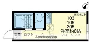ユナイト横須賀中央グラナダの杜【1階】の間取り