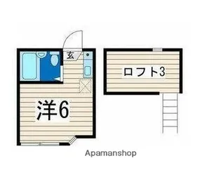 ユナイト町屋マリーナコンティ【2階】の間取り