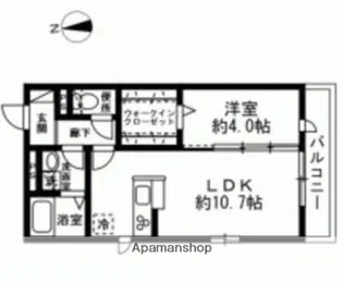 グレンブロッホ【3階】の間取り