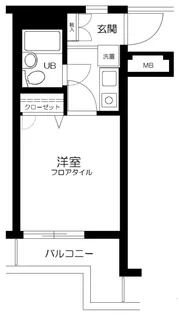 神奈川県川崎市中原区上丸子天神町【マンション】の間取り