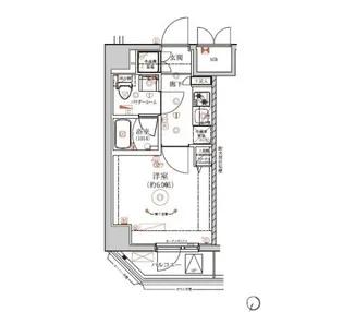 RELUXIA横濱吉野町Ⅱ【5階】の間取り