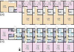 GRAND REVE A棟【1階】の間取り