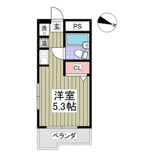 ユーコート鴨居【2階】の間取り