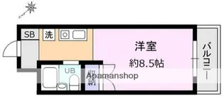 ステイエム相模原南【1階】の間取り