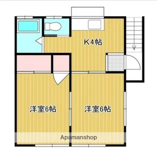 テラス・ハイツ【2階】の間取り