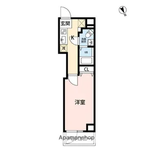 ヒルズ麦田町【7階】の間取り