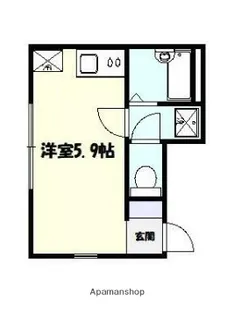 HKハウス神大寺【3階】の間取り