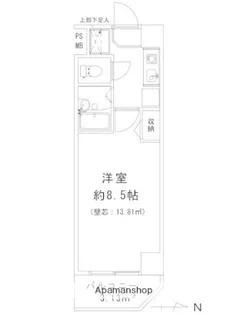 マモール北久里浜【7階】の間取り