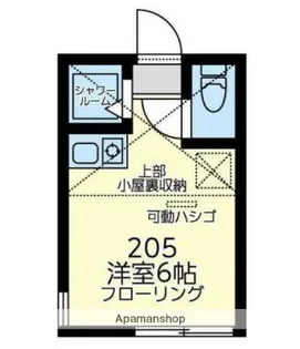 ユナイト安針ブランピア【2階】の間取り