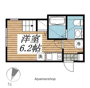 ハーミットクラブハウス戸塚Ⅴ KANAテラス【2階】の間取り