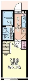 メゾンマグノリア【1階】の間取り