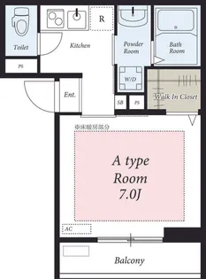リブリ・メゾン向が丘【1階】の間取り