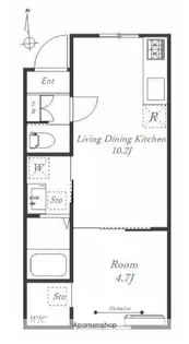 KUKKA綱島【1階】の間取り