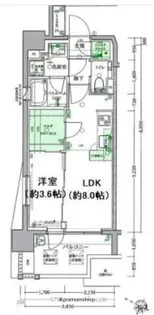 クリオ西横浜ブライトマークス【5階】の間取り