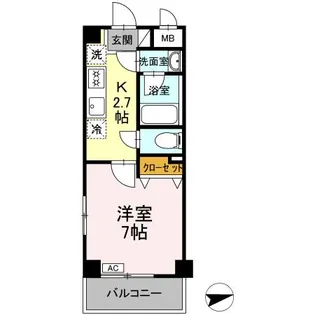 GLOIRE MANSION【1階】の間取り