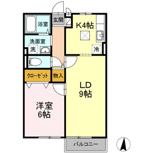 ボナール【1階】の間取り