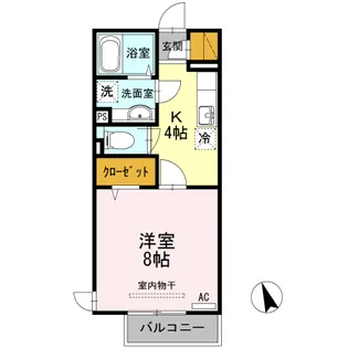 グレイス田町【2階】の間取り