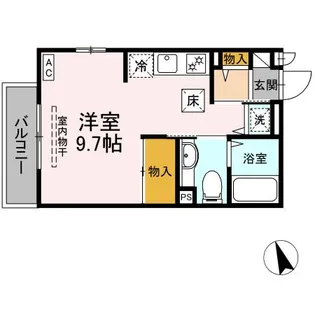 リヴェール金沢八景【1階】の間取り
